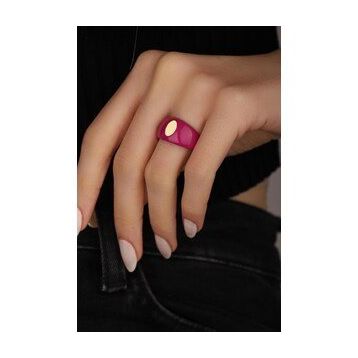 Mistik Silver Taşsız Mineli Oval Gümüş Yüzük