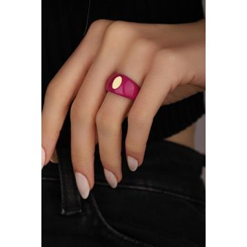 Mistik Silver Taşsız Mineli Oval Gümüş Yüzük