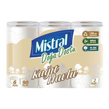 Mistral Doğa Dostu 2 Katlı 6'lı Kağıt Havlu