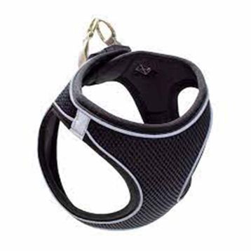 Mita Air Mesh Köpek Siyah Göğüs Tasması