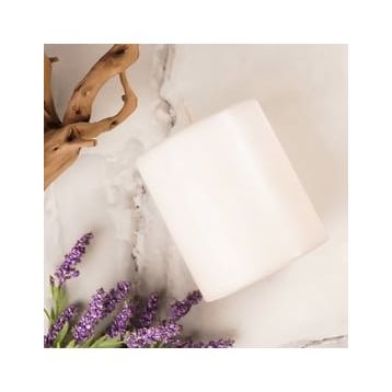 Mitr 10x10 cm Bej Silindir Mum