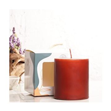 Mitr 10x10 cm Kahverengi Silindir Mum