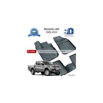 Mitsubishi L200 2005-2015 3D Havuzlu Paspas