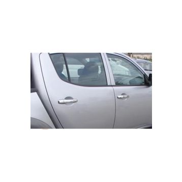 Mitsubishi L200 Paslanmaz Çelik 2007 Üzeri 4 Kapı Krom Kapı Kolu