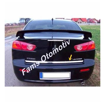 Mitsubishi Lancer 2007 Üzeri Krom Bagaj Alt Çıtası