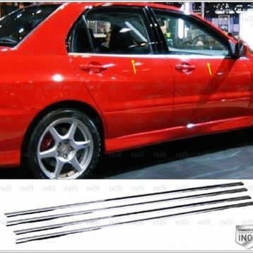 Mitsubishi Lancer 2007 Üzeri Krom Cam Çıtası