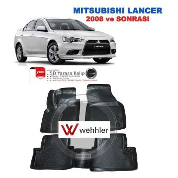 Mitsubishi Lancer 2008-sonrası 3D Havuzlu Paspas