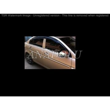 Mitsubishi Lancer 9 2004-2008 4 Parça Krom Cam Çıtası