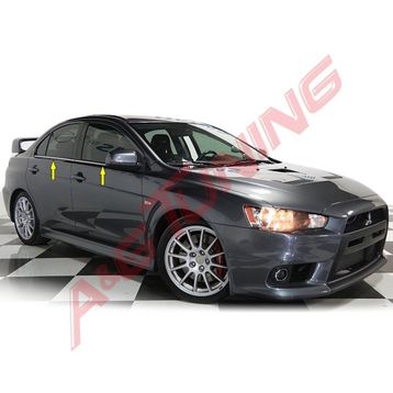Mitsubishi Lancer Tk 2008 Üzeri Krom Cam Çıtası