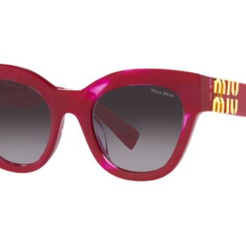 Miu Miu 01YS 16H09S 51 Bordo Çekik Çerçeve Kadın Güneş Gözlüğü