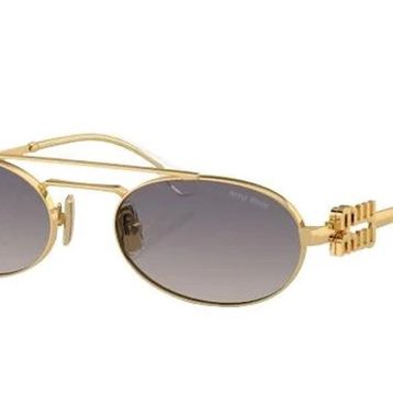 Miu Miu 54ZS 5AK30C 53 Altın Unisex Güneş Gözlüğü