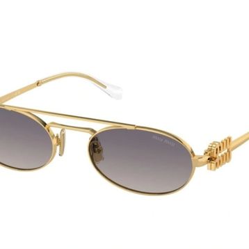 Miu Miu 54ZS 5AK30C 53 Altın Unisex Güneş Gözlüğü
