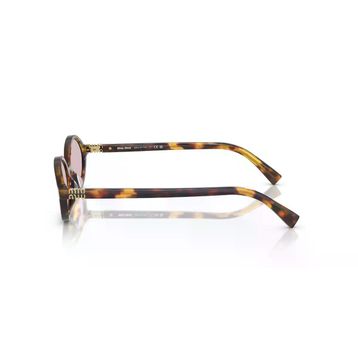 Miu Miu Regard MU 04ZS 14L4I0 50 Honey Havana-Pink Kadın Güneş Gözlüğü