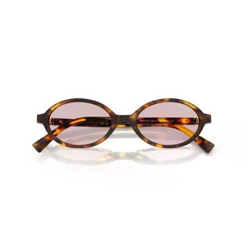 Miu Miu Regard MU 04ZS 14L4I0 50 Honey Havana-Pink Kadın Güneş Gözlüğü