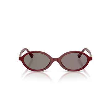 Miu Miu Regard MU 04ZS 21I80Q 50 Opaline Bordeaux-Dark Grey Kadın Güneş Gözlüğü