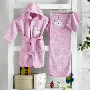 Mixibaby Bebek Bornoz Seti