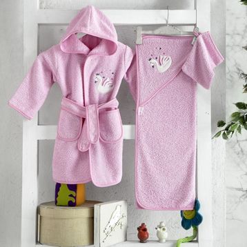 Mixibaby Bebek Bornoz Seti