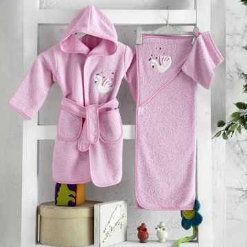 Mixibaby Bebek Bornoz Seti