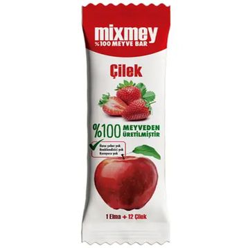 Mixmey 20 gr Çilekli Meyve Bar (12 adet)