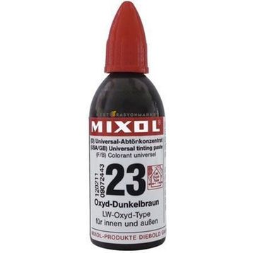 Mixol 20 ml Koyu Kahverengi Renk Pastası