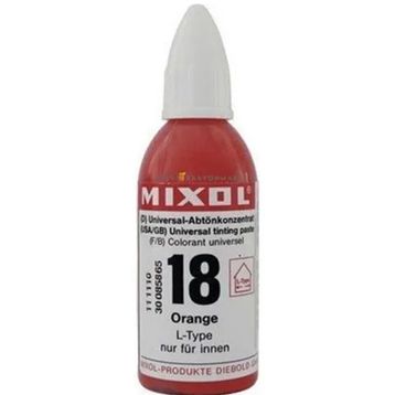 Mixol 20 ml Turuncu Renk Pastası