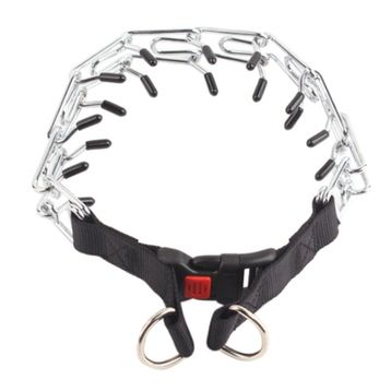 Mixpet 4 mm 60 cm Köpek Kauçuklu Yürüyüş Boyun Zincir Eğitim Tasması