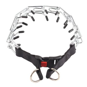 Mixpet 4 mm 60 cm Köpek Kauçuklu Yürüyüş Boyun Zincir Eğitim Tasması