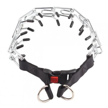 Mixpet 4 mm 60 cm Köpek Kauçuklu Yürüyüş Boyun Zincir Eğitim Tasması