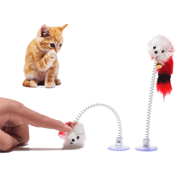 Mixpet Vantuzlu Fareli Hacı Yatmaz Kedi Oyuncağı