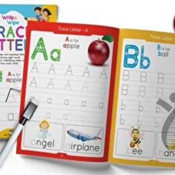 Mk Publications Write and Wipe Trace Letters