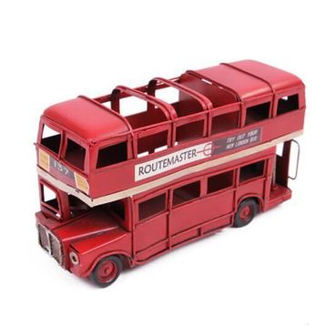 Mnk 1510A-8275 Dekoratif Metal Araba Londra Şehir Otobüsü Kalemlik