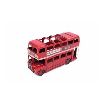 Mnk 1510A-8275 Dekoratif Metal Araba Londra Şehir Otobüsü Kalemlik