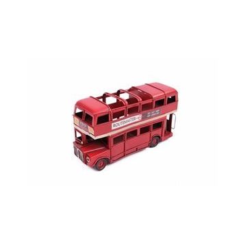 Mnk 1510A-8275 Dekoratif Metal Araba Londra Şehir Otobüsü Kalemlik