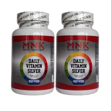 Mnk Daily Vitamin Silver 50+ 2x100 Tablet
