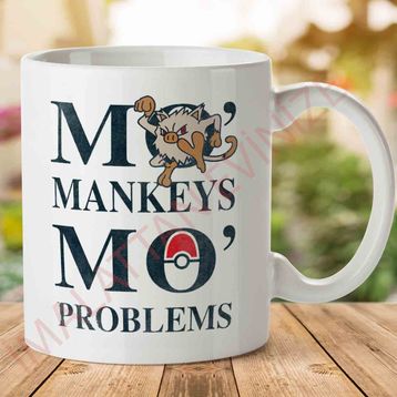 Mo Makeys Mo Problems Pokemon Baskılı Kupa