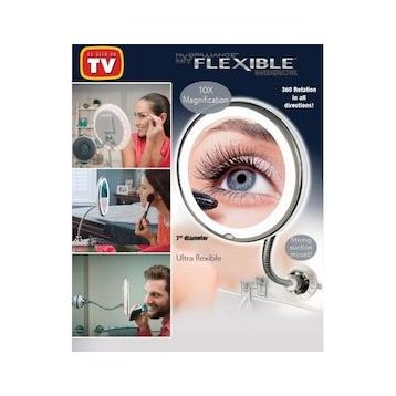 Mobee Flexible 10X Zoomlu Esnek Işıklı Makyaj Aynası