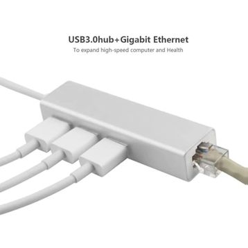 Mobitell Type-c To 3x Usb Hub Ve Gigabit Ethernet Adaptör