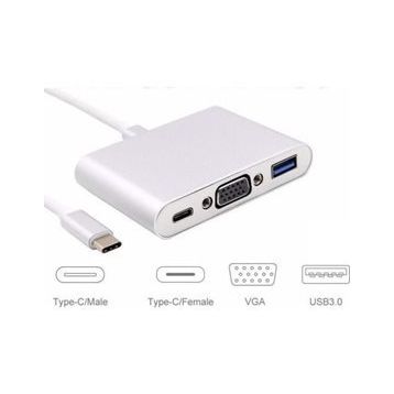 Mobitell Type C To Vga Usb 3.0 Çevirici Dönüştürücü Adaptör