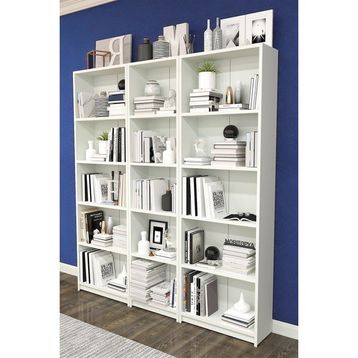 Mobitopya 150 cm Beyaz Kitaplık