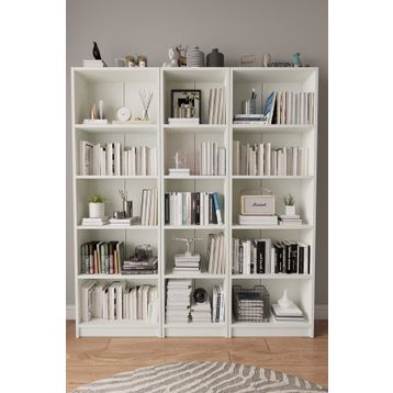 Mobitopya 150 cm Beyaz Kitaplık