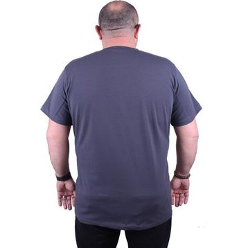 Moc Grande 11160 Büyük Beden Füme Erkek T-shirt