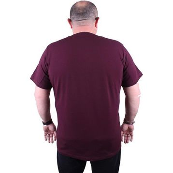 Moc Grande 11160 Büyük Beden Mürdüm Erkek T-shirt