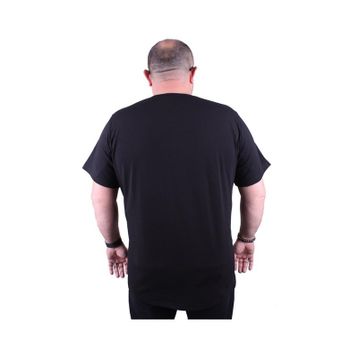 Moc Grande 11160 Büyük Beden Siyah Erkek T-shirt