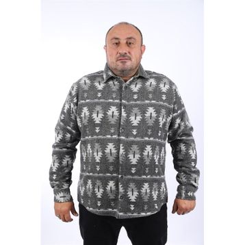 Moc Grande 22212 Yeşil MC Three Rug Print Oduncu Erkek Gömlek