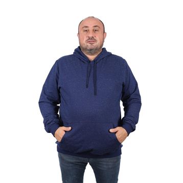 Moc Grande 22705 Lacivert Kapüşonlu Erkek Sweatshirt