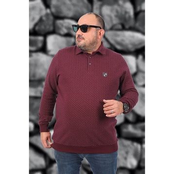 Moc Grande 22717 Bordo Erkek Sweatshirt