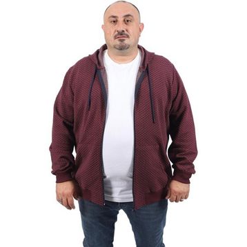 Moc Grande 22718 Bordo Büyük Beden Direction Erkek Sweatshirt