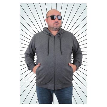 Moc Grande 22751 Antrasit Kapüşonlu Erkek Sweatshirt