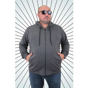 Moc Grande 22751 Antrasit Kapüşonlu Erkek Sweatshirt
