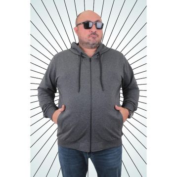 Moc Grande 22751 Antrasit Kapüşonlu Erkek Sweatshirt